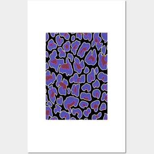 Purple Spots Posters and Art